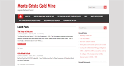 Desktop Screenshot of montecristomine.com